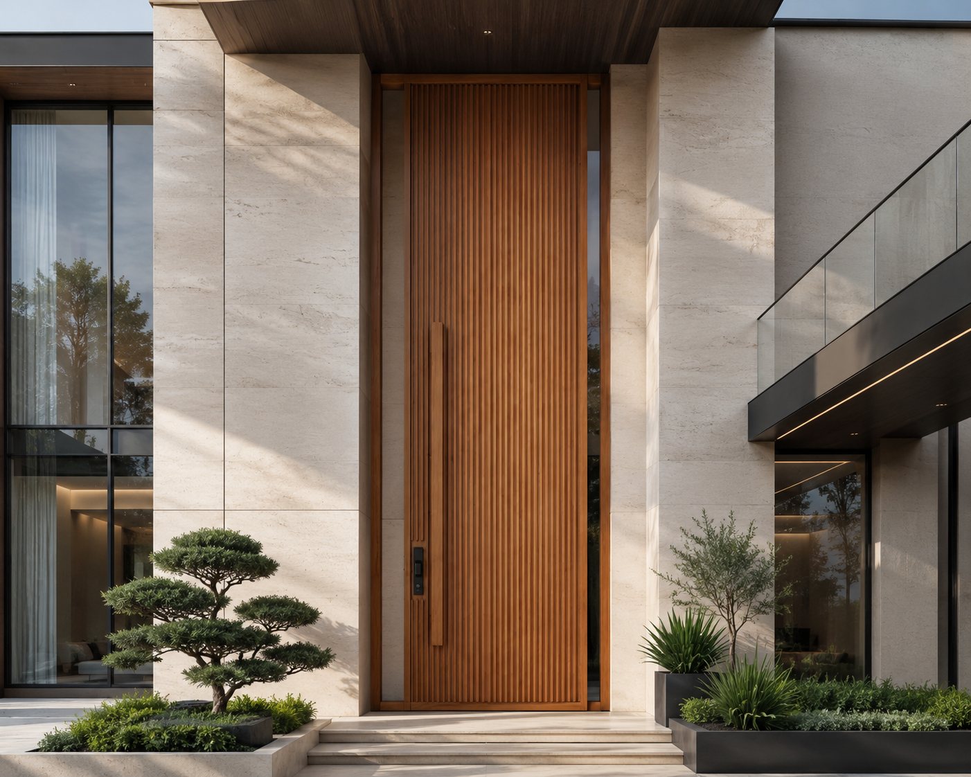 Tall and oversized metal door product visual
