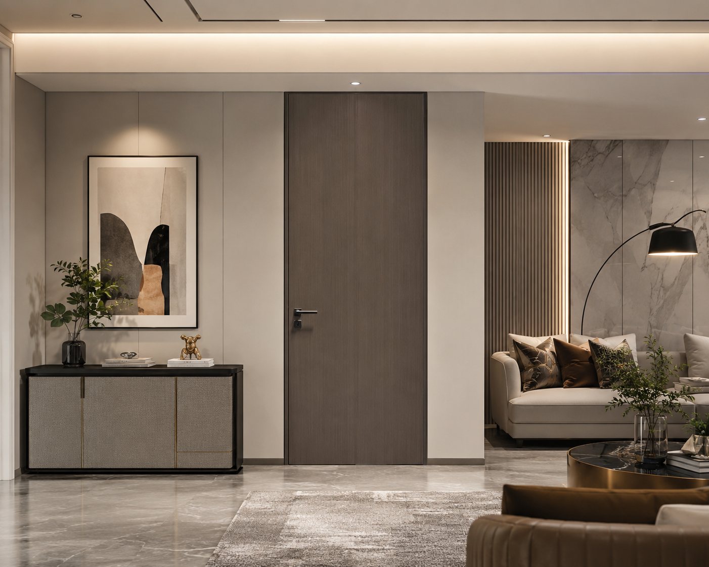 Flush Metal Doors gallery image 4