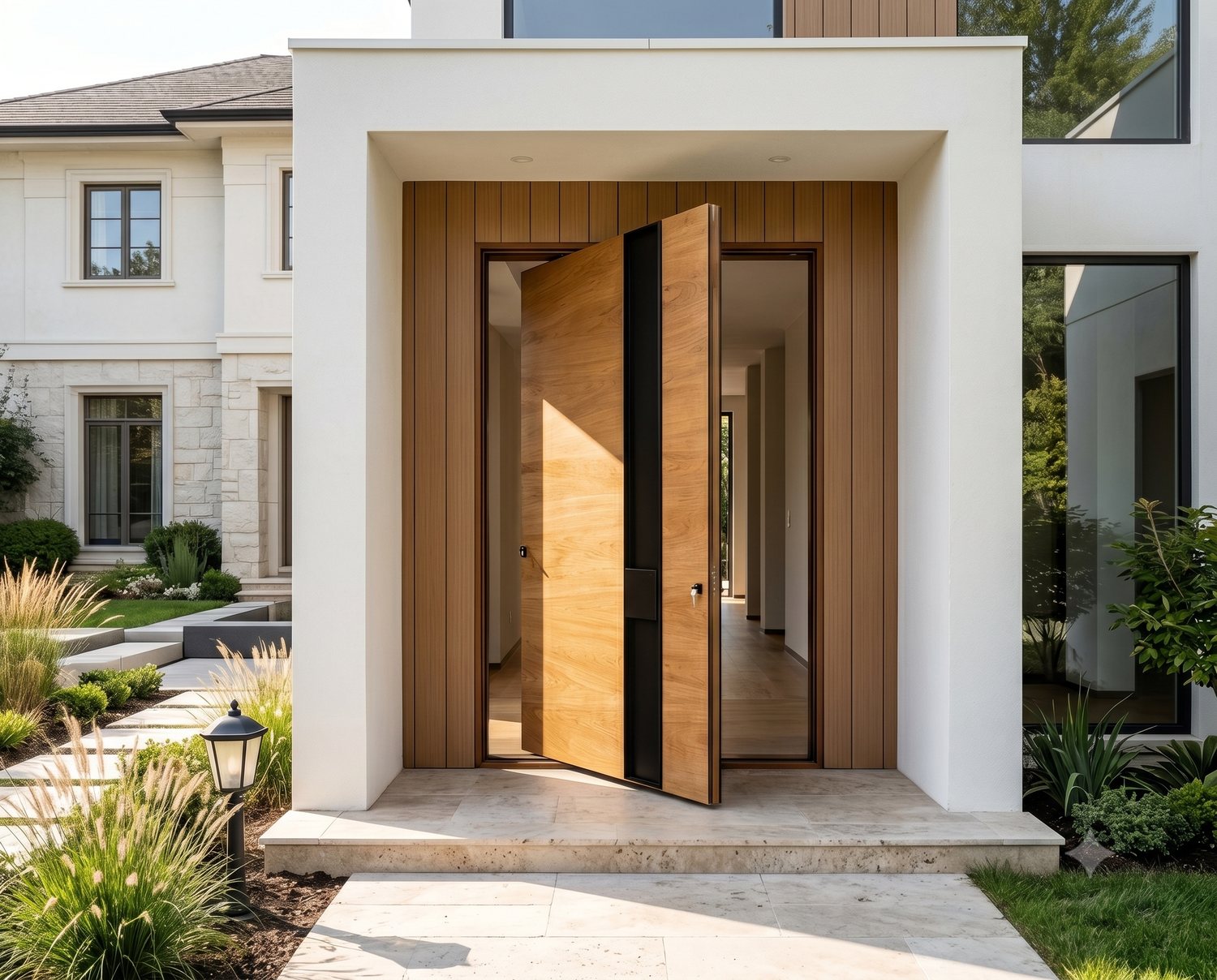 Custom Metal Pivot Doors image 3