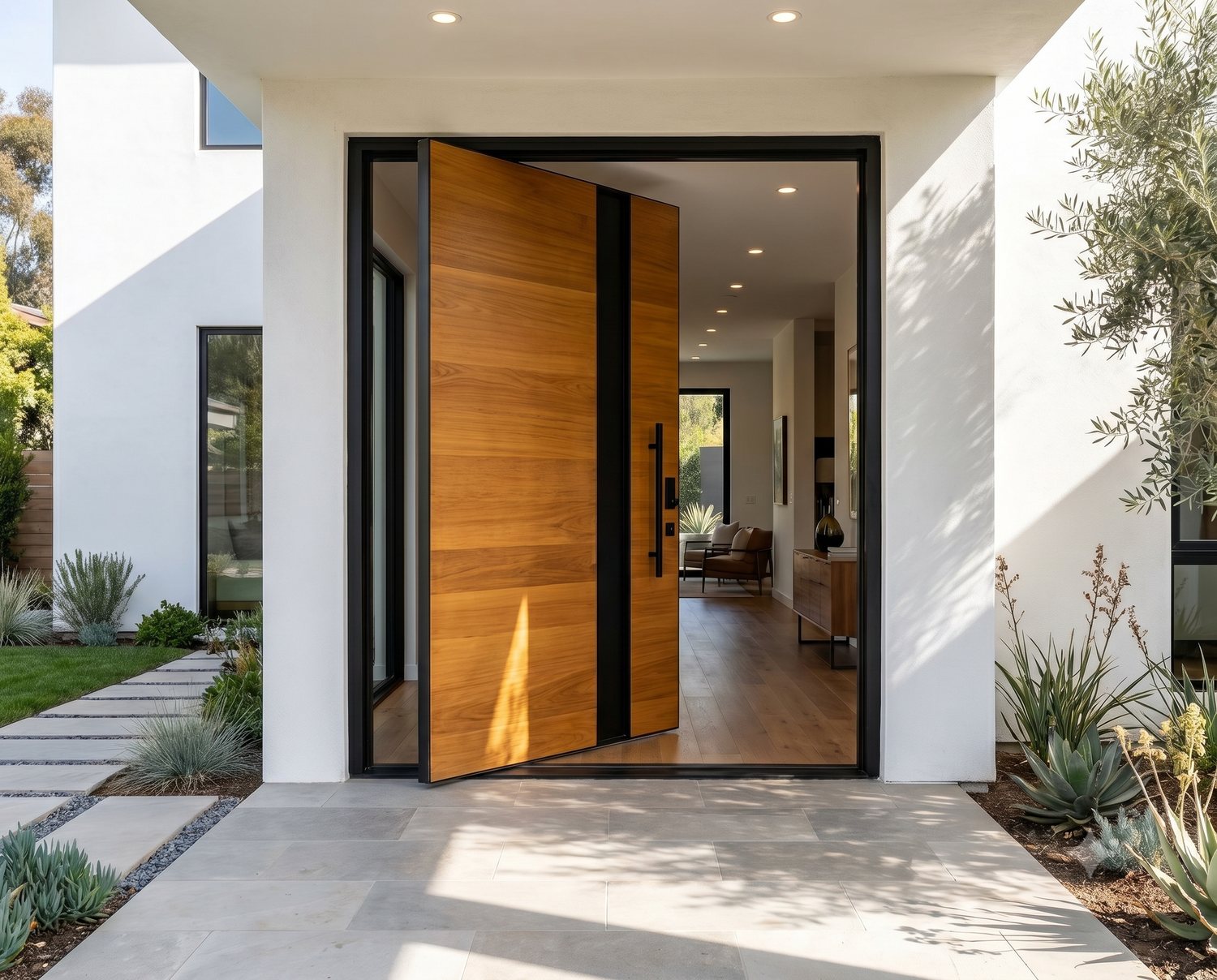 Custom Metal Pivot Doors gallery image 5