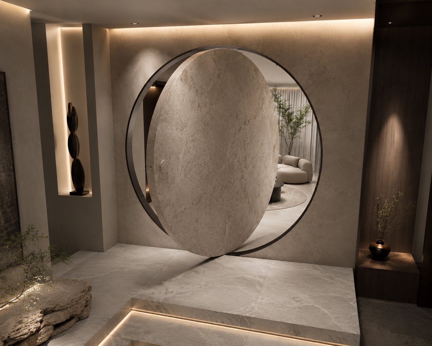 Custom Metal Pivot Doors gallery image 7