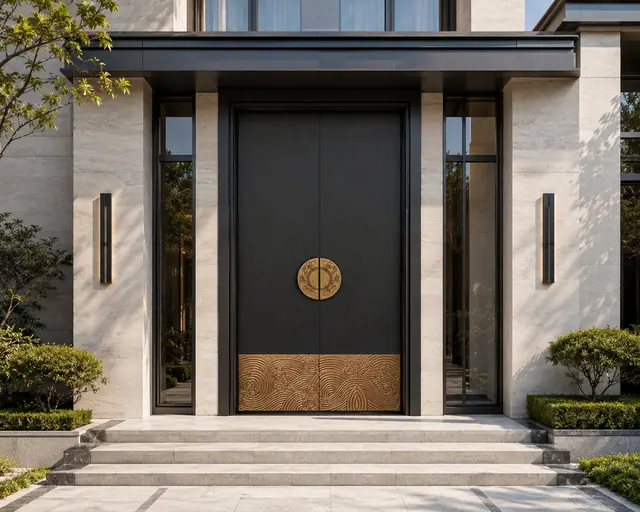 Custom Metal Entrance Doors