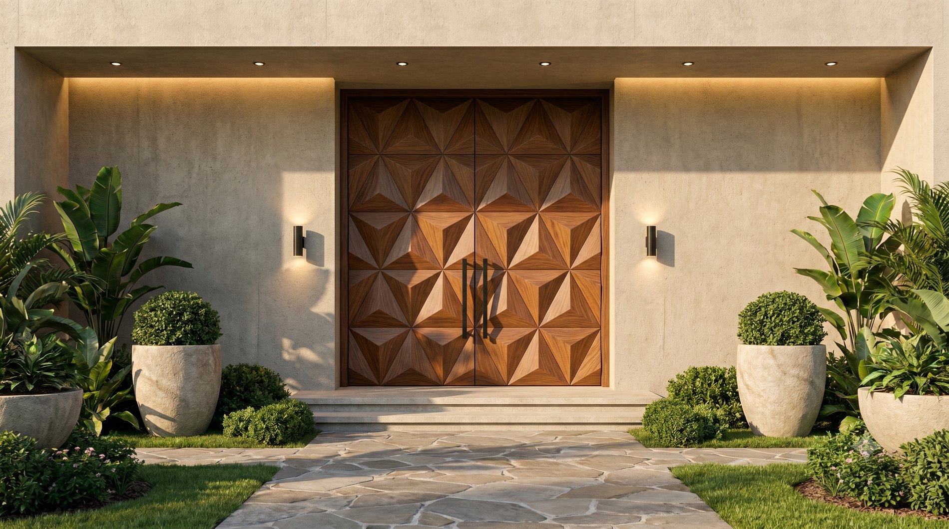 Custom metal entrance door product visual